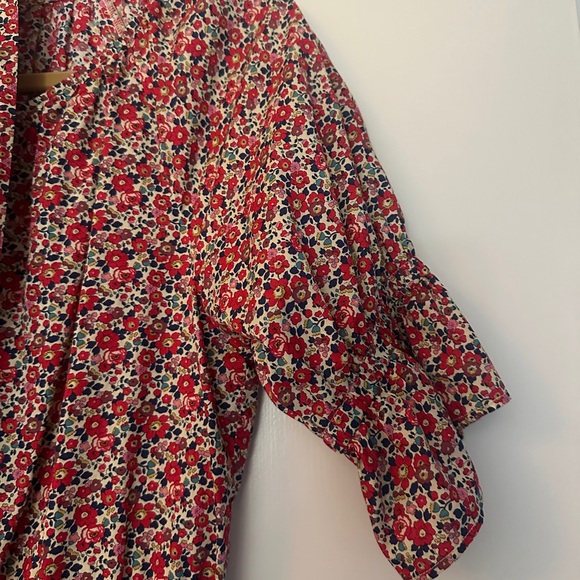 J.Crew Liberty Floral Red Women's Romper - Size XS - Picture 5 of 5